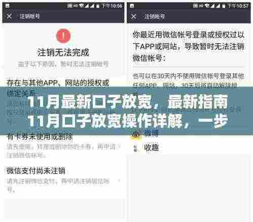 11月最新口子放宽操作指南，零基础也能轻松掌握的任务详解