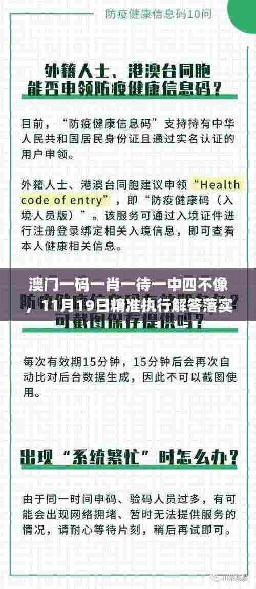 澳门一码一肖一待一中四不像，11月19日精准执行解答落实_ROB6.79.54体育版