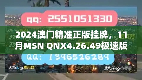 2024澳门精准正版挂牌,11月MSN QNX4.26.49极速版应用