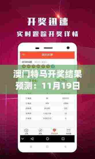 澳门特马开奖结果预测：11月19日评审决策解析_TWL3.46.59科技版