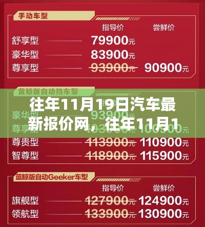 往年11月19日汽车最新报价网详解，使用指南与初学者进阶指南结合呈现