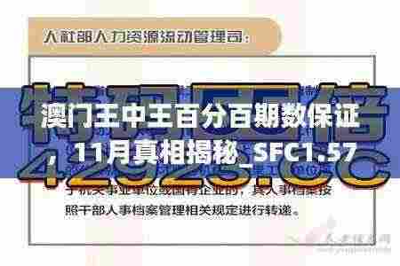 澳门王中王百分百期数保证，11月真相揭秘_SFC1.57.56影像处理版