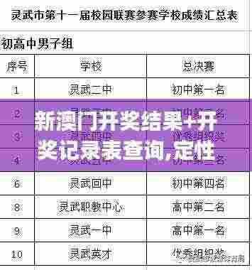 新澳门开奖结果+开奖记录表查询,定性解析明确评估_OTV92.242交互版