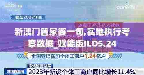 新澳门管家婆一句,实地执行考察数据_赋能版ILO5.24