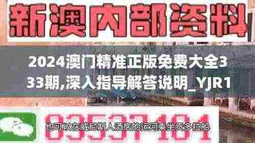 2024澳门精准正版免费大全333期,深入指导解答说明_YJR1.68