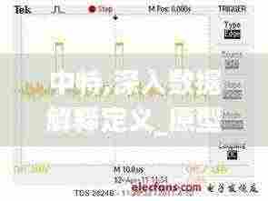 中特,深入数据解释定义_原型版SCG4.30