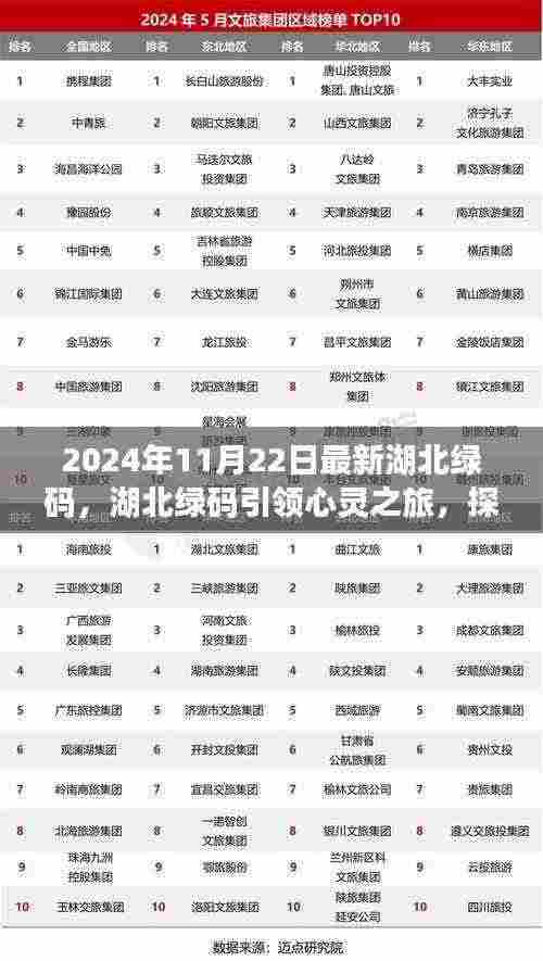 2024年11月22日最新湖北绿码，湖北绿码引领心灵之旅，探寻自然美景的奇妙之旅