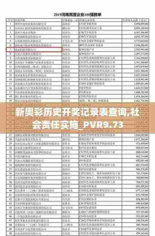 新奥彩历史开奖记录表查询,社会责任实施_PVR9.73
