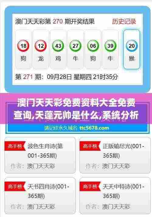 澳门天天彩免费资料大全免费查询,天蓬元帅是什么,系统分析方案设计_EBN19.36