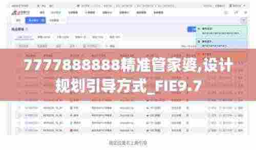 7777888888精准管家婆,设计规划引导方式_FIE9.7