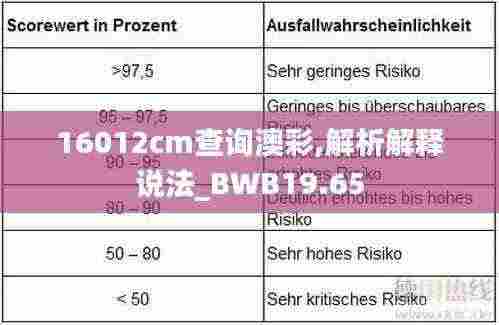 16012cm查询澳彩,解析解释说法_BWB19.65