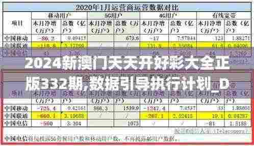 2024新澳门天天开好彩大全正版332期,数据引导执行计划_DUO2.46