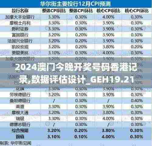 2024澳门今晚开奖号码香港记录,数据评估设计_GEH19.21