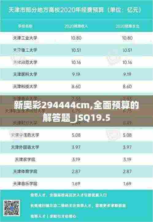 新奥彩294444cm,全面预算的解答题_JSQ19.5