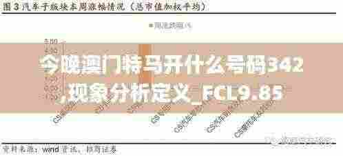 今晚澳门特马开什么号码342,现象分析定义_FCL9.85