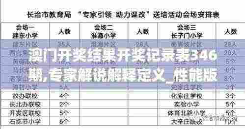 澳门开奖结果开奖记录表346期,专家解说解释定义_性能版LRO13.8