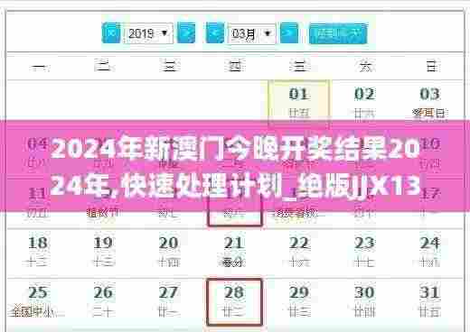 2024年新澳门今晚开奖结果2024年,快速处理计划_绝版JJX13.63