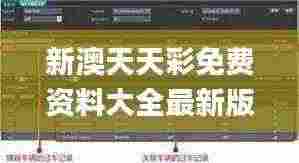 新澳天天彩免费资料大全最新版本,创新计划制定_服务器版YIG13.23