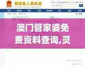 澳门管家婆免费资料查询,灵活性执行方案_灵动版MTN13.13