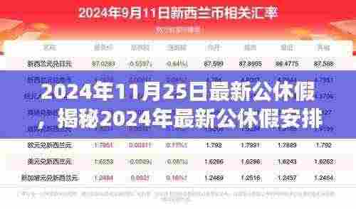揭秘2024年最新公休假安排，合理规划休闲时光，享受美好假期！