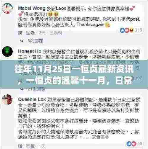 一恒贞十一月温馨日常，趣事友情与最新资讯传递温暖时刻