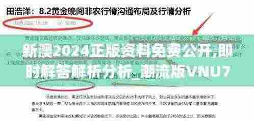 新澳2024正版资料免费公开,即时解答解析分析_潮流版VNU7.62