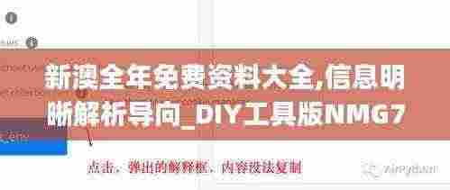 新澳全年免费资料大全,信息明晰解析导向_DIY工具版NMG7.25