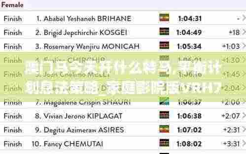 澳门马今天开什么特马,平衡计划息法策略_家庭影院版VRH7.23