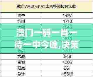 澳门一码一肖一待一中今晚,决策信息解释_交互版HQM7.69