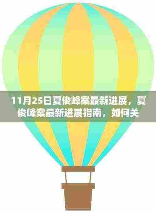 夏俊峰案最新进展解读，11月25日更新及如何关注与参与（初学者与进阶用户指南）