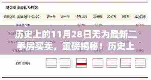 历史上的11月28日无为最新二手房市场动态揭秘，市场风云变幻，重磅买卖上演