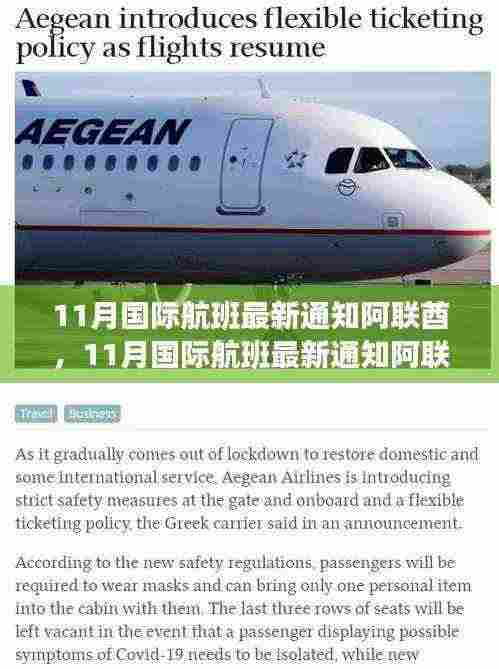 11月国际航班最新通知阿联酋，全面评测与介绍