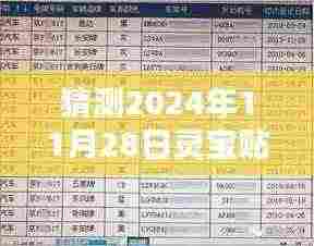 揭秘灵宝贴吧动态预测，掌握最新消息，预测未来动向（2024年11月28日最新消息）