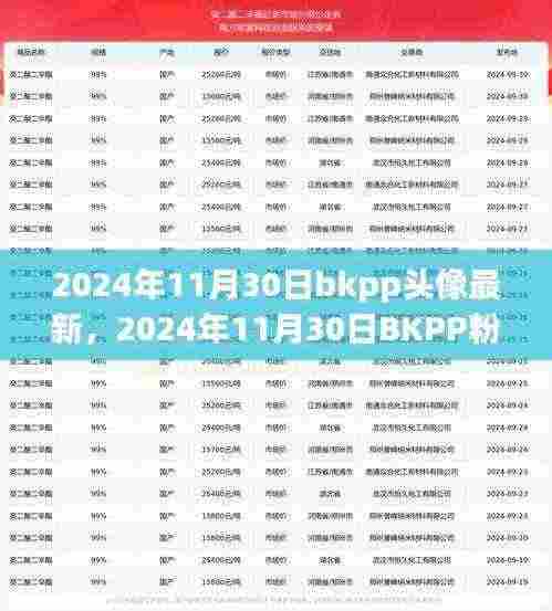 2024年BKPP最新头像抢先看，粉丝必备