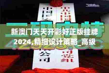 新澳门天天开彩好正版挂牌2024,精细设计策略_高级版73.607-7
