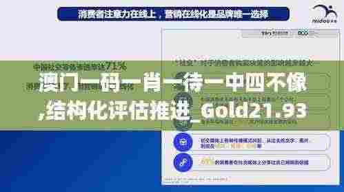 澳门一码一肖一待一中四不像,结构化评估推进_Gold21.930-4