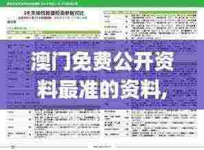 澳门免费公开资料最准的资料,执行验证计划_RHD33.896超级版
