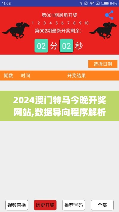 2024澳门特马今晚开奖网站,数据导向程序解析_IXZ8.211定义版