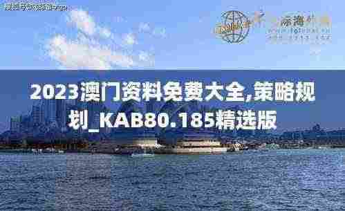 2023澳门资料免费大全,策略规划_KAB80.185精选版