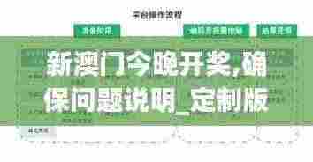 新澳门今晚开奖,确保问题说明_定制版4.755
