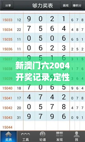 新澳门六2004开奖记录,定性解读说明_超级版1.689