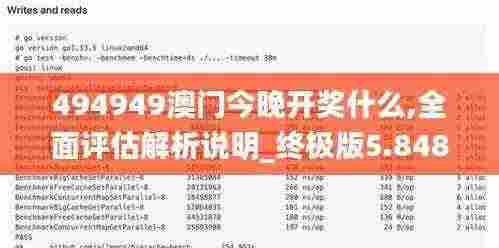 494949澳门今晚开奖什么,全面评估解析说明_终极版5.848