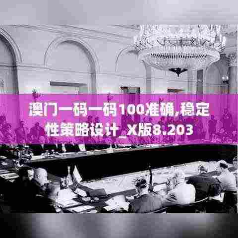 澳门一码一码100准确,稳定性策略设计_X版8.203