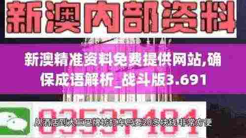 新澳精准资料免费提供网站,确保成语解析_战斗版3.691