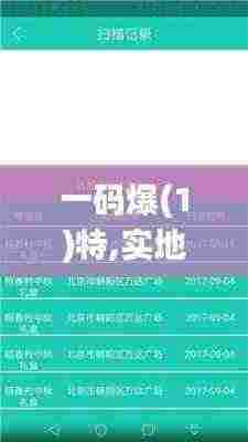 一码爆(1)特,实地应用验证数据_VE版3.432