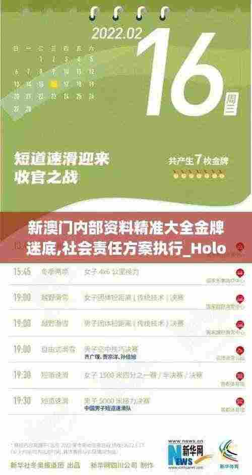新澳门内部资料精准大全金牌迷底,社会责任方案执行_Holo4.775