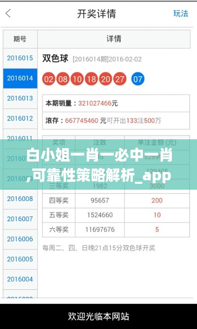 白小姐一肖一必中一肖,可靠性策略解析_app3.361