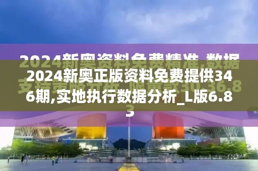2024新奥正版资料免费提供346期,实地执行数据分析_L版6.807