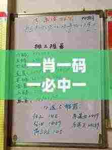 一肖一码一必中一肖：占星与彩票的奇妙联系