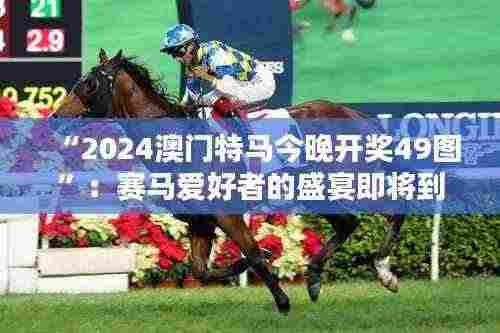 “2024澳门特马今晚开奖49图”：赛马爱好者的盛宴即将到来